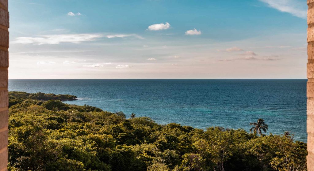 Panoramic view from Sofitel Baru at the sea